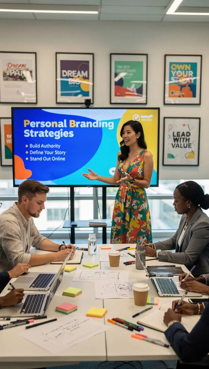 Spotkanie mentoringowe skupione na rozwijaniu unikalnej propozycji wartości i autentyczności marki osobistej.